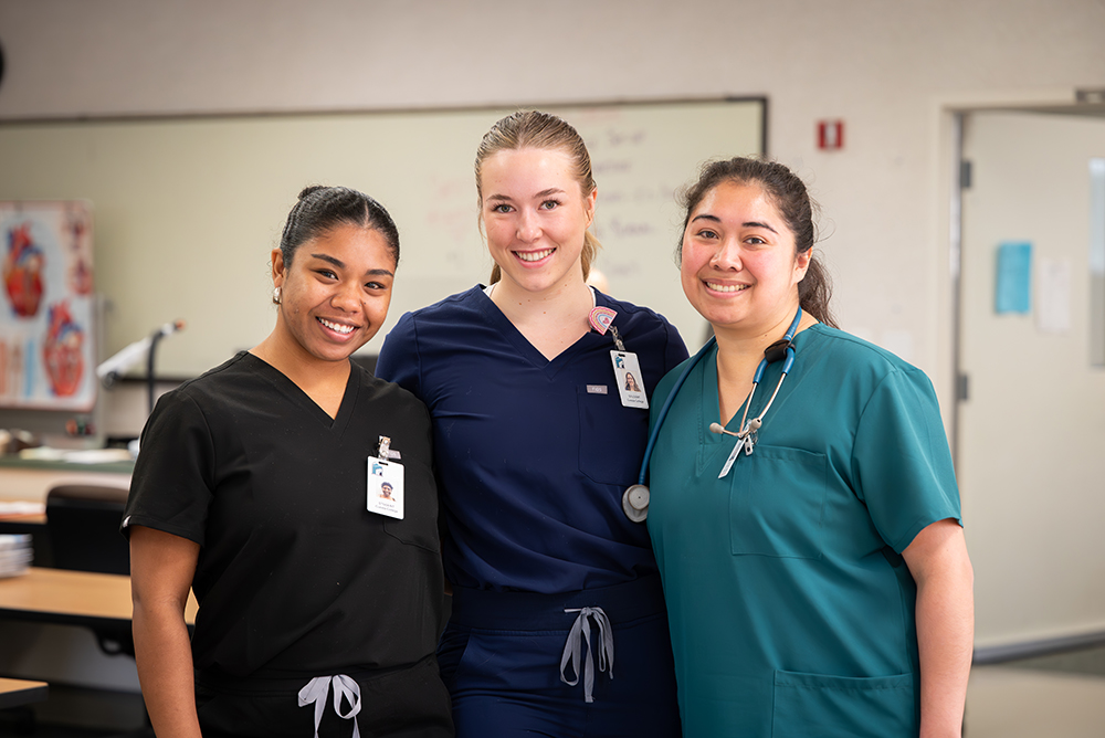 Three nurses