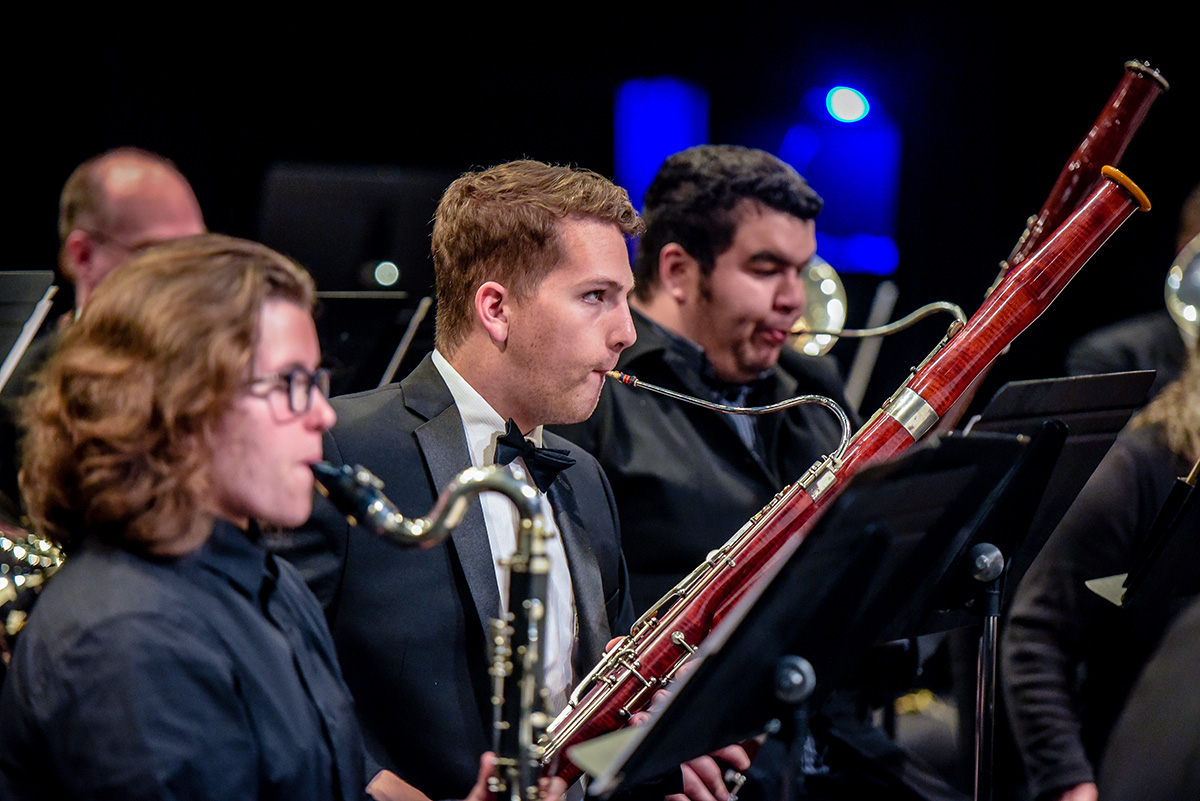 wind ensemble musicians