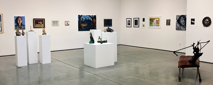 Student Show Exhibition 2019 in the art gallery