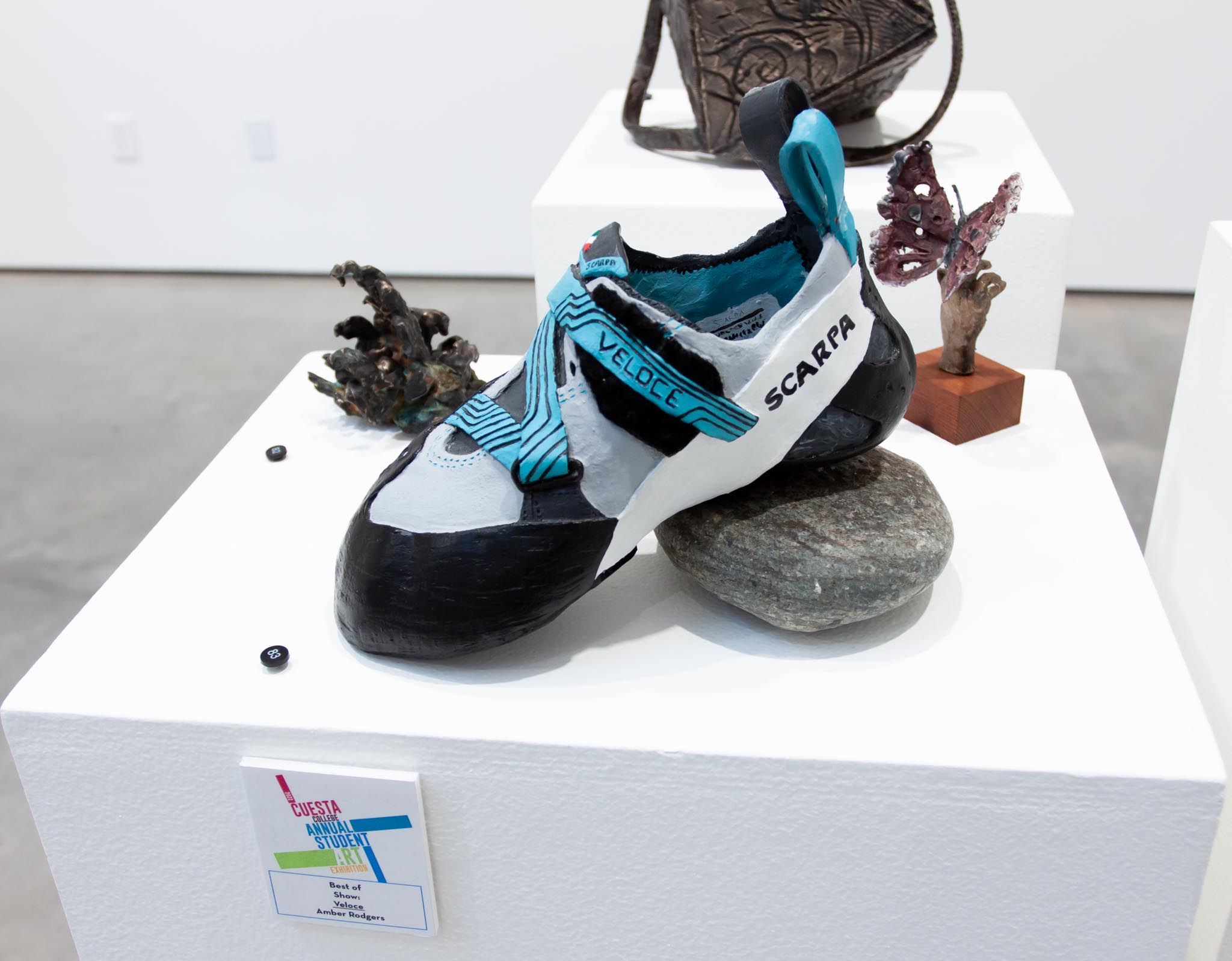 Installation photograph for 2022 Cuesta College Annual Student Art Exhibition