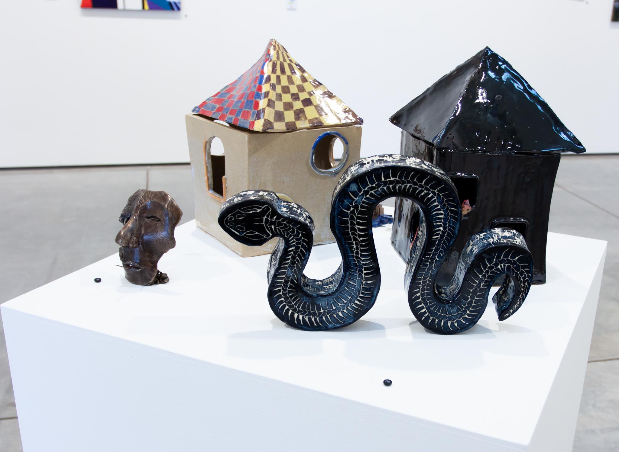 Installation photograph for 2022 Cuesta College Annual Student Art Exhibition