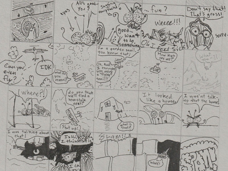 Sekoya Sleeth "Comic No. 3: Improvisation"