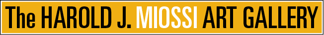 Harold J Miossi Art Gallery Yellow Bannner