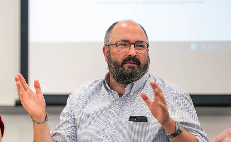 Alumni panel speaker