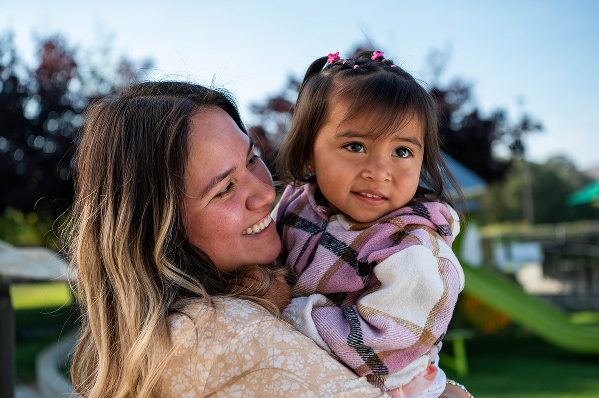 CASE Fund recepient with daughter