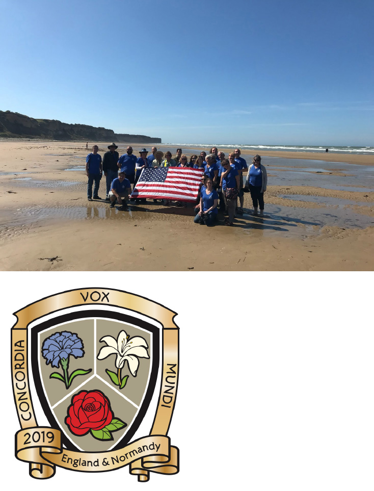 “Vox Concordia Mundi” tour to England and Normandy