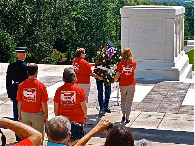 Wreath laying at the Tomb of the Unknown Soldier