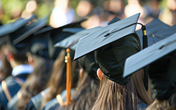 Grads in their grad caps